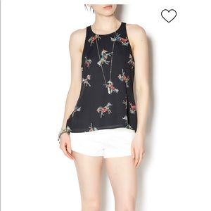 Anthropolgie - Ladakh Wild Horses Blouse